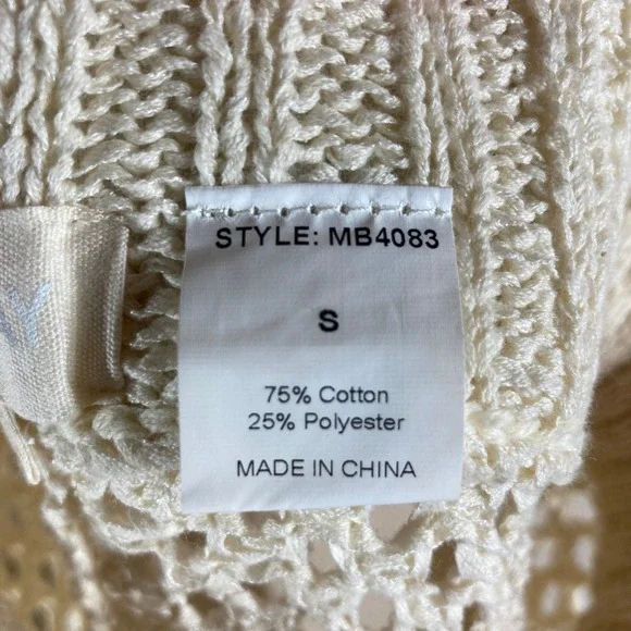 Monday Swimwear Athens‎ Crochet Pants Sm Ivory Resort Wear Beach Cruise Vacation - Picture 6 of 7